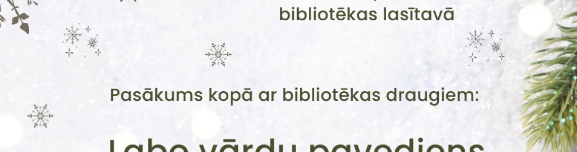 Pasākums ar bibliotēkas draugiem 