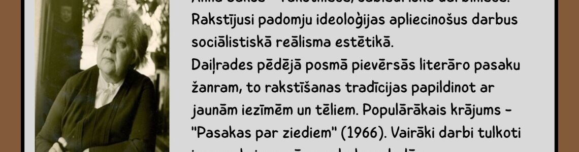 Bibliotēkas telpās un virtuāla novadpētniecības izstāde  Anna  Sakse ‘’Pasakas par ziediem’’