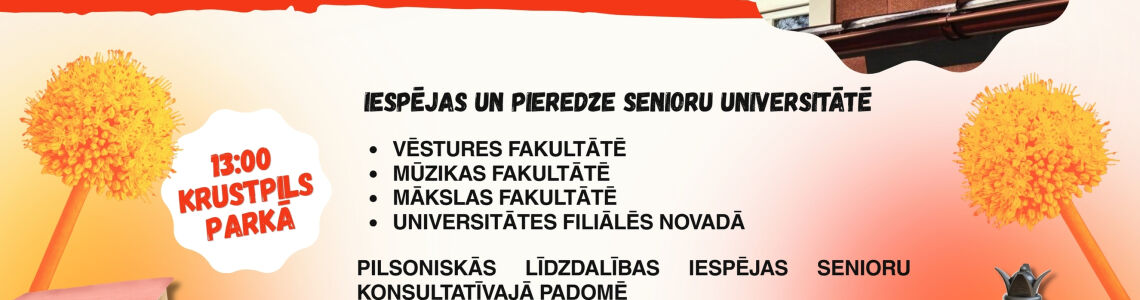 Dodam parkam stipras saknes: Senioru diena Krustpils parkā