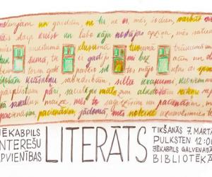 Interešu apvienības Literāts radoša tikšanās