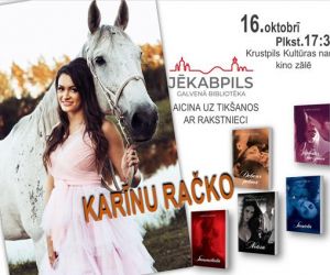 Tikšanās ar rakstnieci Karīnu Račko