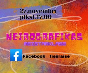 Neirografikas mestarklases tiešraide