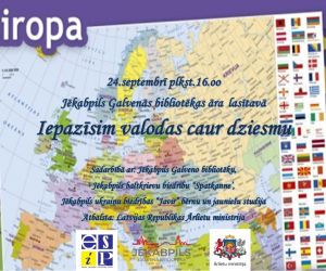  Iepazīsim valodas caur dziesmu