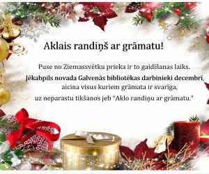 Tematiska  akcija ‘’Aklais randiņš ar grāmatu’’