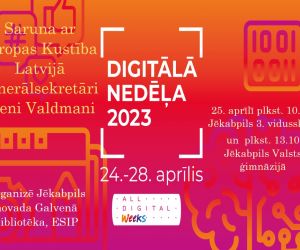 Digitālā nedēļa 2023! Saruna ar  Eiropas Kustība Latvijā ģenerālsekretāri Lieni Valdmani