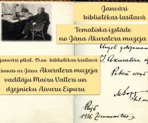 Tematiska izstāde no Jāņa Akuratera muzeja