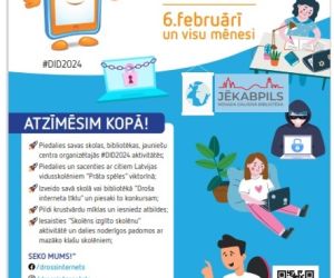  Informatīva stunda ‘’ Vispasaules drošāka interneta diena 2024’’ 