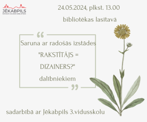  Saruna ar radošās izstādes 