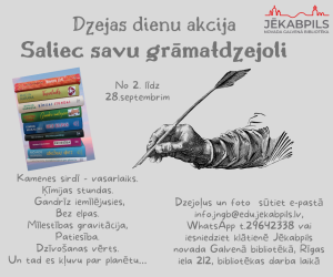 Dzejas dienu akcija: 