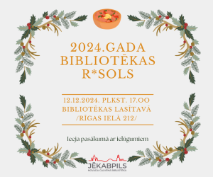 Tematisks pasākums kopā ar bibliotēkas draugiem: 