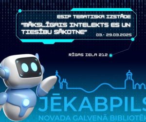 ESIP tematiska izstāde ‘’Mākslīgais intelekts ES un tiesību sākotne’’ 
