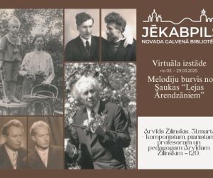 Virtuālā novadpētniecības izstāde Melodiju burvis no Saukas “Lejas Ārendzāniem” 