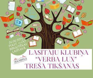 Lasītāju klubiņa “Verba Lux” trešā tikšanās 