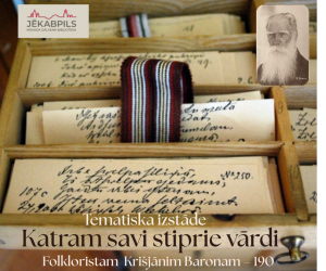 Tematiska izstāde  “Katram savi stiprie vārdi”