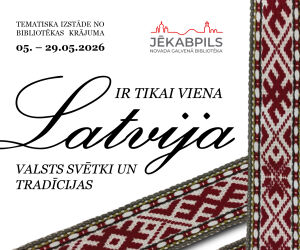 Tematiska izstāde no bibliotēkas krājuma ‘’Ir tikai viena Latvija: valsts svētki un tradīcijas’’