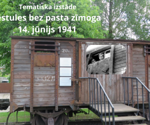 Tematiska izstāde no bibliotēkas krājuma ‘’Vēstules bez pasta zīmoga. 14. jūnijs 1941’’