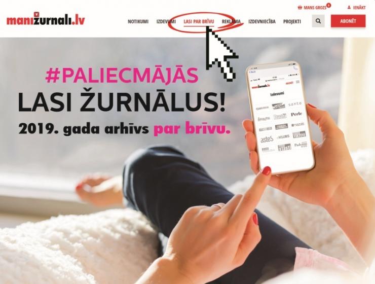 Lasi žurnālus par brīvu