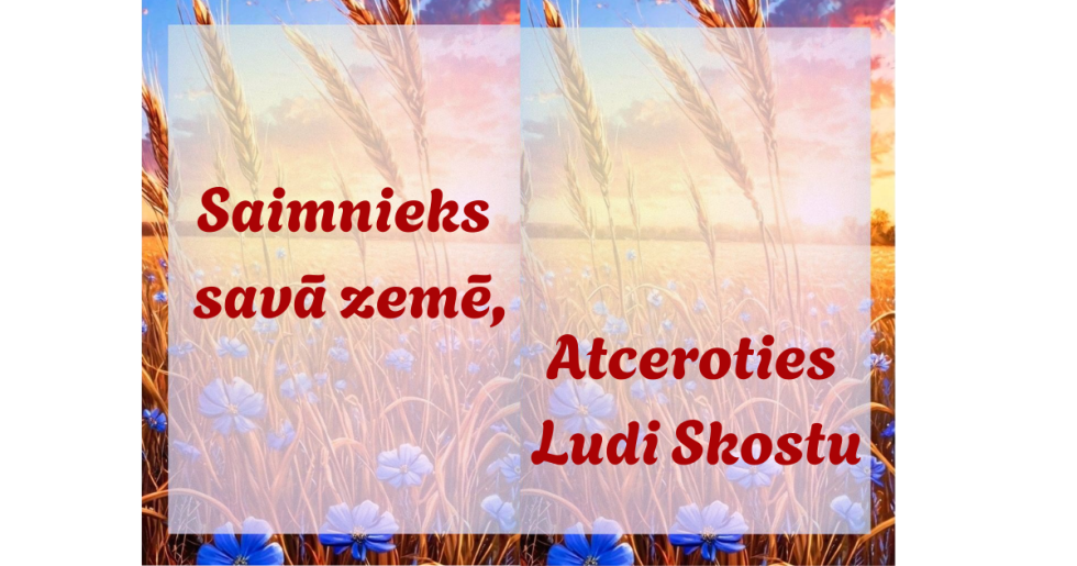 Salas bibliotēka augustā aicina uz novadpētniecības materiālu izstādi veltītu Ludim Skostam