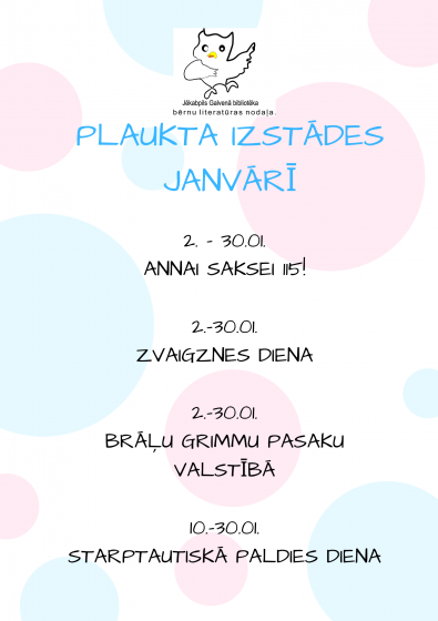 Plaukta izstādes janvārī
