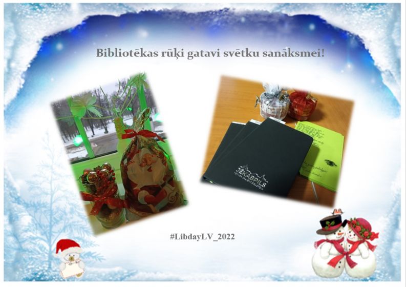 Bibliotēkas rūķi gatavi svētku sanāksmei!