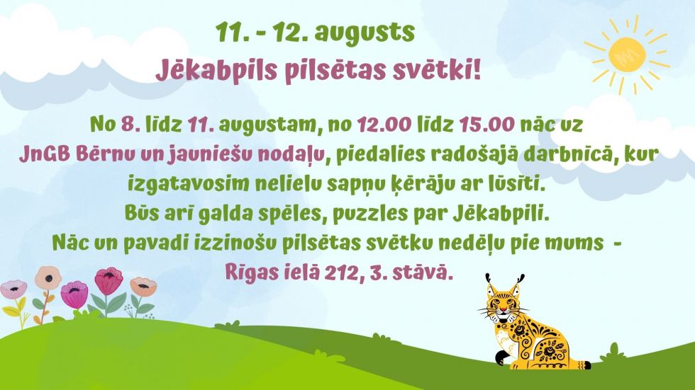 Radošā darbnīca «Lūsītis»!