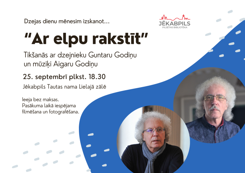 Aicinām uz tikšanos ar Guntaru Godiņu un Aigaru Godiņu