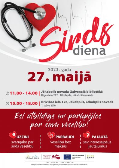SIRDS VESELĪBAS DIENA  JĒKABPILĪ