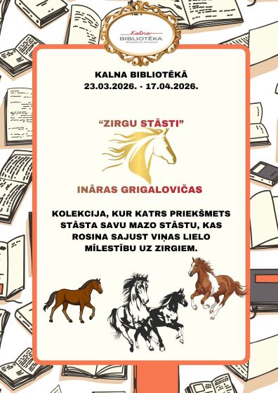 No 23.marta Kalna bibliotēkā Ināras Grigalovičas kolekcijas izstāde 