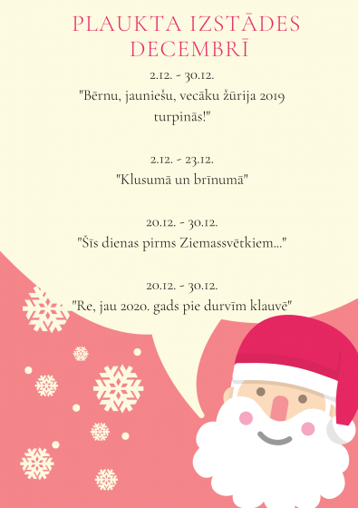 Izstādes decembrī