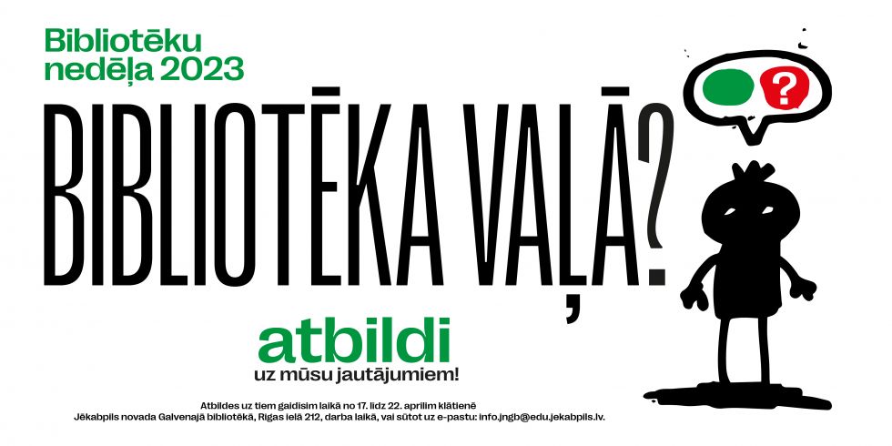 Bibliotēka vaļā? Nenopietni par nopietno
