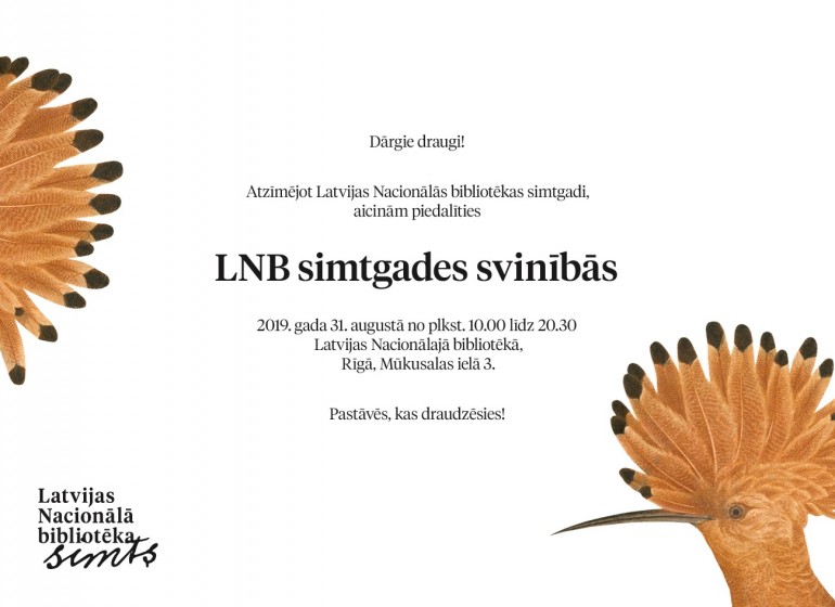 LNB simtgades svinības