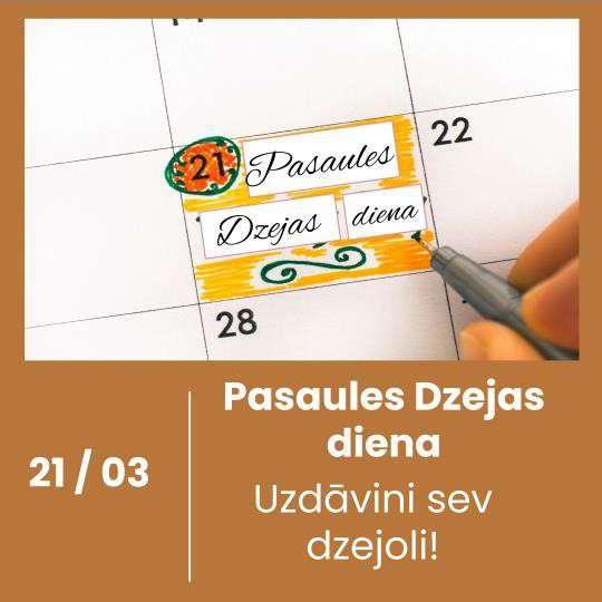 Aknīstes bibliotēkā 21.martā svinēs Pasaules Dzejas dienu