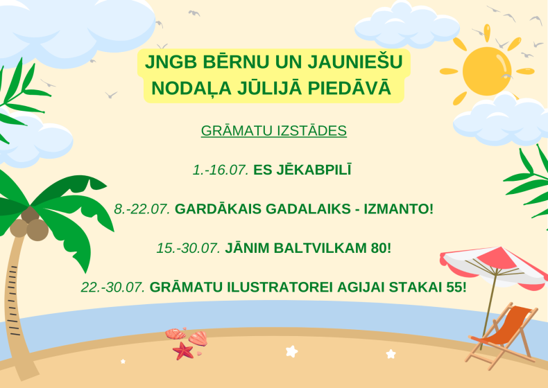 Izstādes jūlijā 