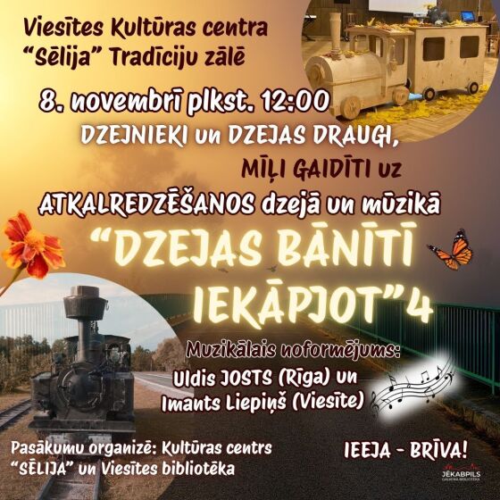 8.novembrī jau 4.reisā dosies Viesītes 