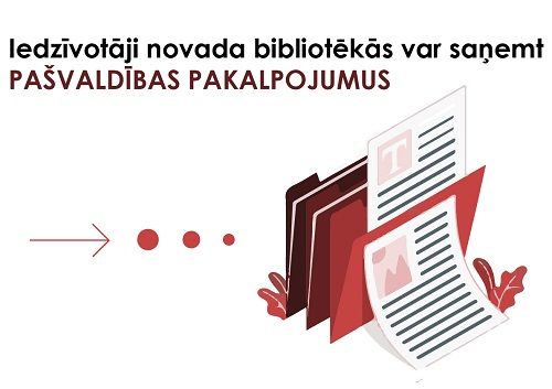 Novada bibliotēkās iedzīvotāji var pieteikt un saņemt pašvaldības pakalpojumus
