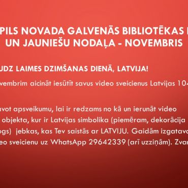Daudz laimes dzimšanas dienā, LATVIJA! 