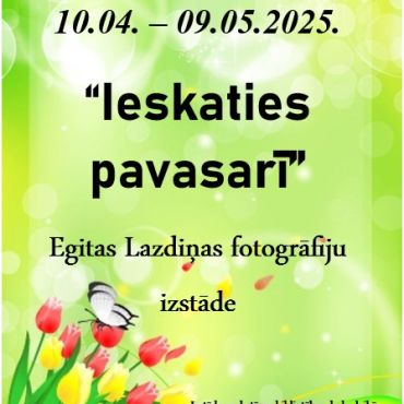 Krustpils bibliotēkā mūsu kolēģes Egitas Lazdiņas fotogrāfiju izstāde