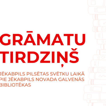 Aicinām uz grāmatu tirdziņu Jēkabpils pilsētas svētkos