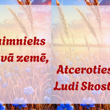 Salas bibliotēka augustā aicina uz novadpētniecības materiālu izstādi veltītu Ludim Skostam