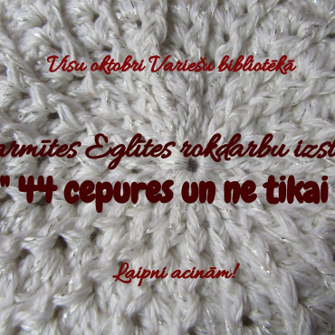 Rokdarbu izstāde Variešu bibliotēkā