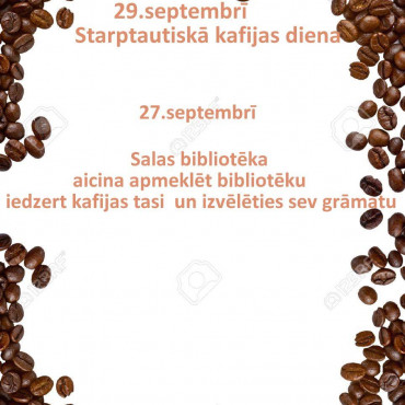 Starptautiskā kafijas diena Salas bibliotēkā