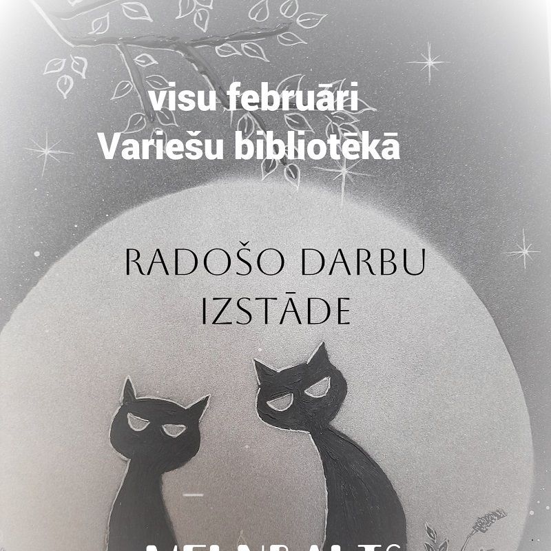Variešu bibliotēka februārī aicina uz radošo darbu izstādi 