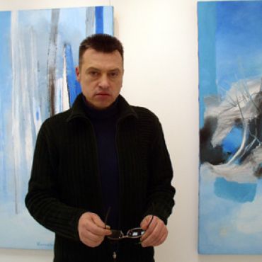 Uldis Čamans. Gleznās piezemējies mirklis
