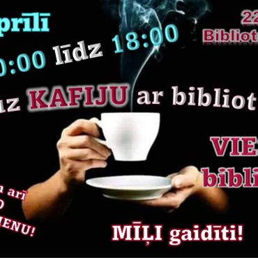 Viesītes bibliotēkā 22.aprīlī akcija 