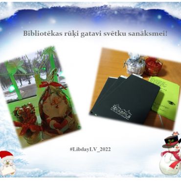 Bibliotēkas rūķi gatavi svētku sanāksmei!