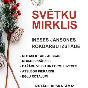 Sēlpils 1.bibliotēkā Ineses Jansones rokdarbu izstāde 