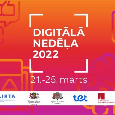 “Digitālā nedēļa 2022” aicinās iedzīvotājus pilnveidot digitālās  prasmes un kiberdrošības zināšanas