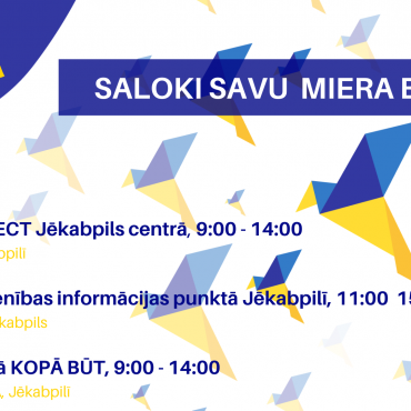 Saloki savu miera balodi