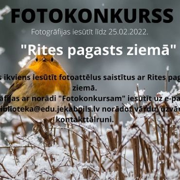 Rites bibliotēka aicina uz fotokonkursu
