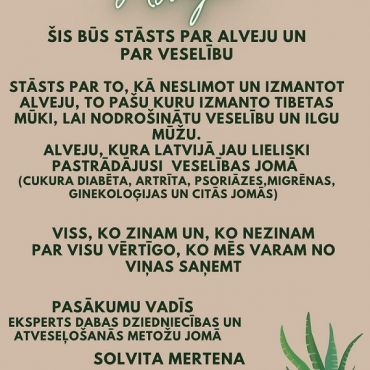 Atašienes bibliotēka aicina uz sarunu ar Solvitu Mertenu par alveju
